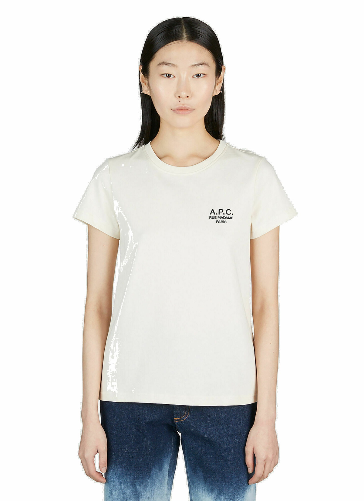 A.P.C. - Denise T-Shirt in Cream A.P.C.