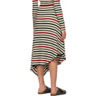 JW Anderson Multicolor Striped Rib Infinity Skirt