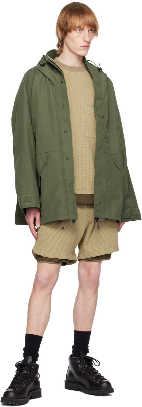meanswhile Tan Easy Shorts