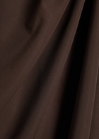 High Aslant Draped Stretch-jersey top Charcoal