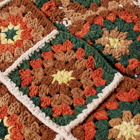 Story mfg. Crochet Piece Scarf XL in Bergamot
