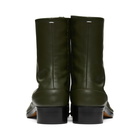 Maison Margiela Green Low Heel Tabi Boots