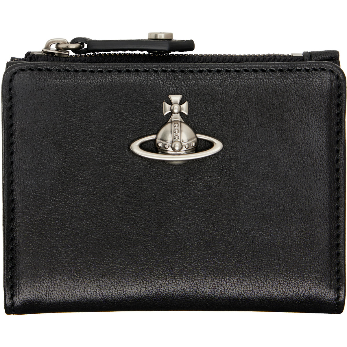 Vivienne Westwood Black Slim Flap Card Holder