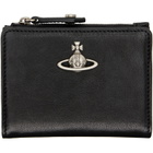 Vivienne Westwood Black Slim Flap Card Holder