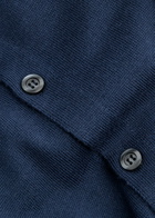 John Smedley Tibor Wool Cardigan Navy