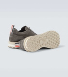 Thom Browne Suede-trimmed sneakers