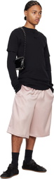 ABRA Pink Satin Shorts