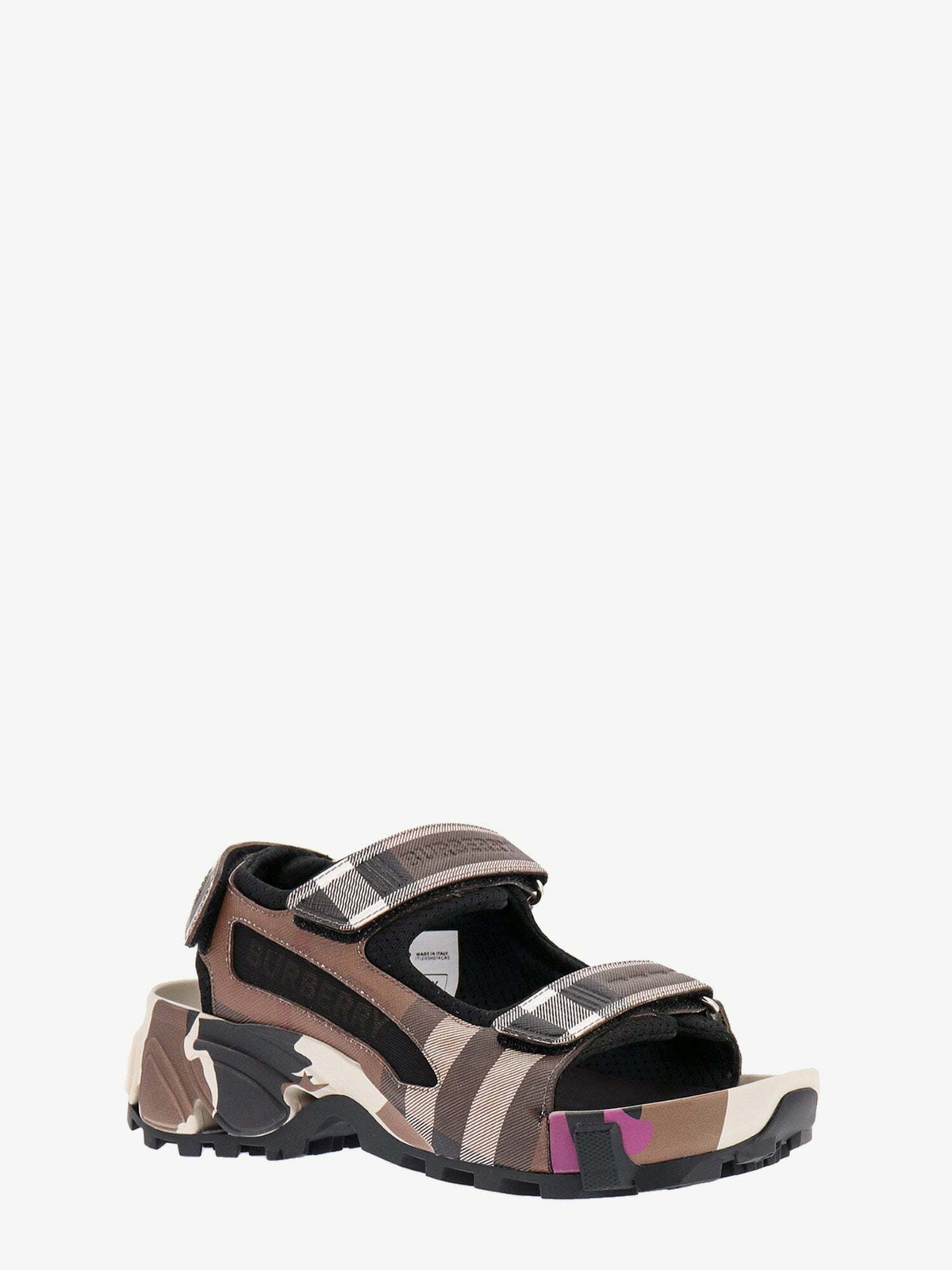 サンダル・ミュール BURBERRY Women Sandals 8105116162517 C1846 BROWN BURBERRY Women Sandals 8105116162517 C1846 BROWN (Burberry