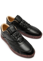 Gabriela Hearst Ohio Grained Leather Sneakers Black