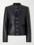 Enfants Riches Déprimés - Western Perfect Leather Blazer - Black