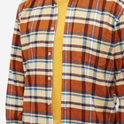 Portuguese Flannel Men's Fall Palette Check Button Down Shirt in Ecru/Brown/Navy