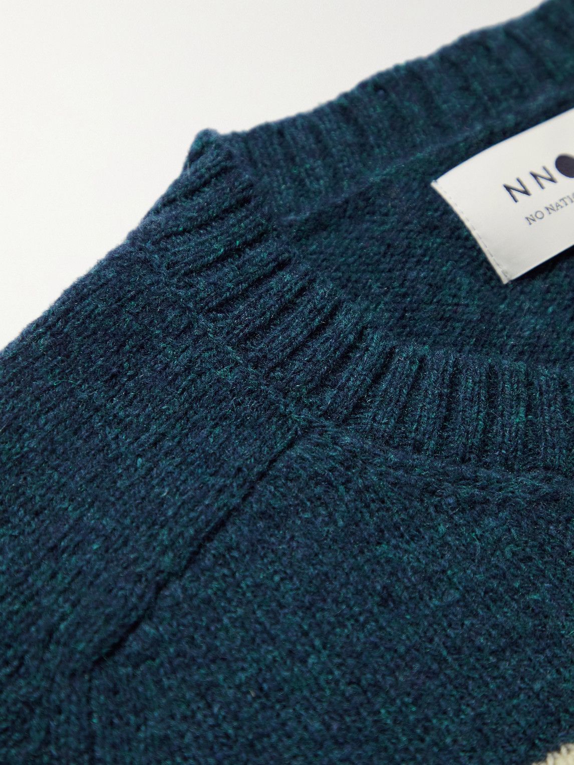 NN07 Navy Nathan Striped Wool online Crewneck Sweater Size XL