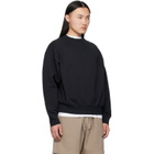 Fear of God ESSENTIALS Black Classic Crewneck Sweatshirt