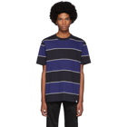 Norse Projects Black and Blue Striped Johannes T-Shirt