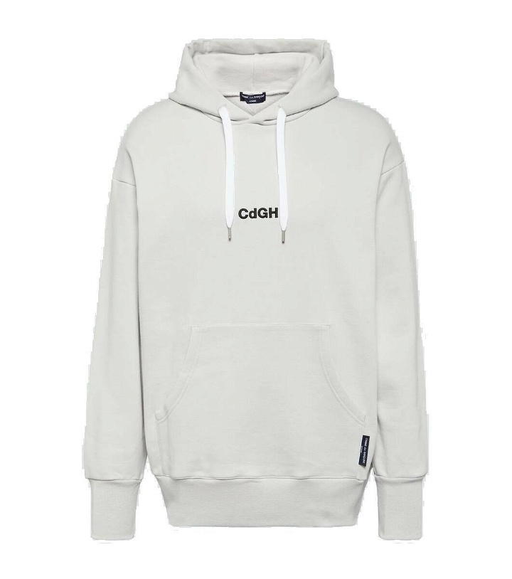 Photo: Comme des Garçons Homme Logo cotton jersey hoodie
