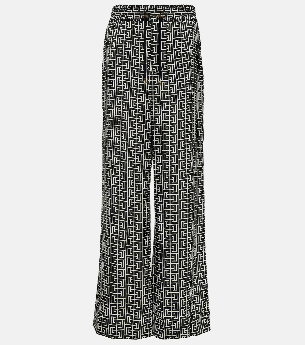 【関税＆送料込み】Balmain Wide Pants Balmain Monogram wide-leg pants Balmain