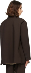 The Frankie Shop Brown Bea Blazer