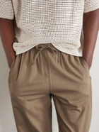 Kardo - Roy Straight-Leg Cotton Trousers - Green