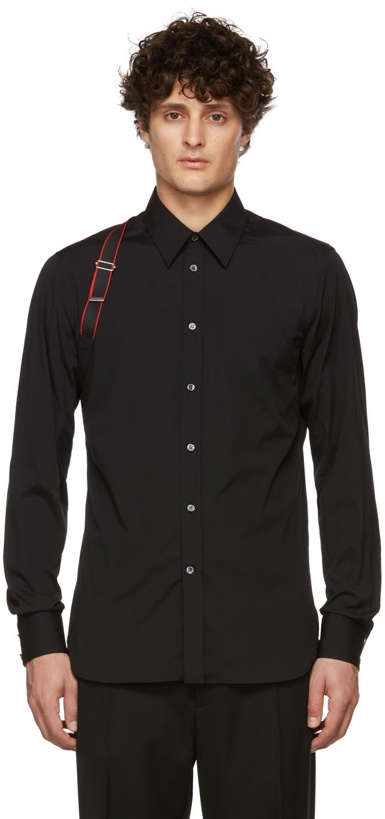 Photo: Alexander McQueen Black Poplin Shirt