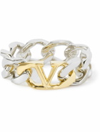 Valentino - Valentino Garavani Silver and Gold-Tone Ring - Silver