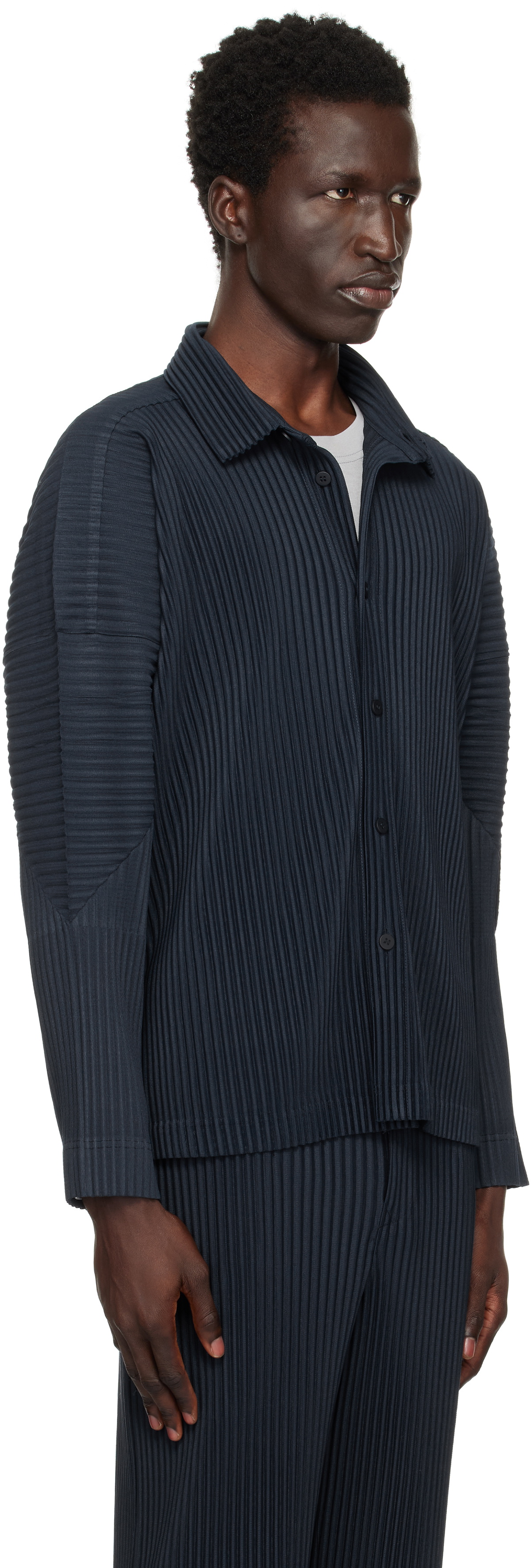 HOMME PLISSÉ ISSEY MIYAKE Navy Monthly Color November Shirt