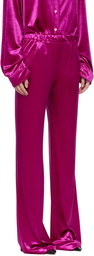 Atlein Pink Wide-Leg Trousers