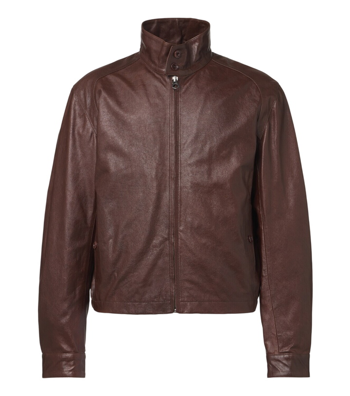 Photo: Lemaire Harrington leather jacket