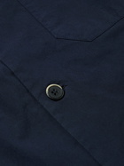 Barena - Cedrone Pavion Cotton-Blend Poplin Overshirt - Blue