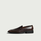Acne Studios Men's Bassel Le Loafers in Dark Brown
