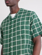 Portuguese Flannel - Alvor Checked Organic Cotton Shirt - Green