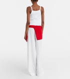 Leset Arielle crêpe wide-leg pants