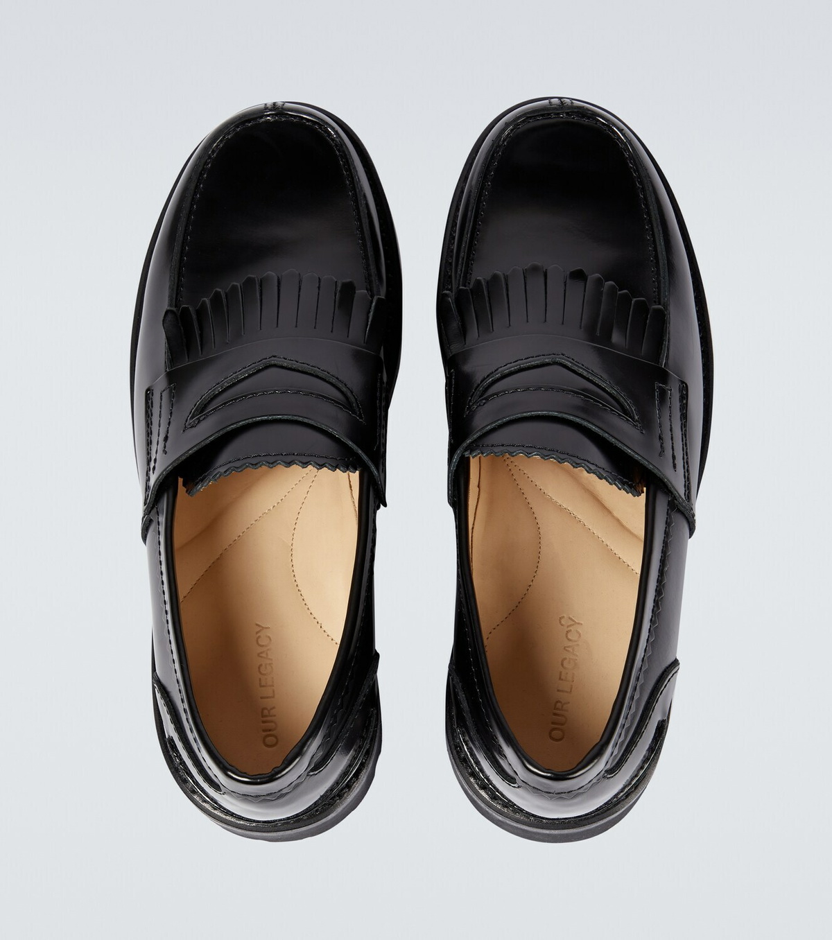 BlackLeathe22AW OUR LEGACY  COMMANDO LOAFER