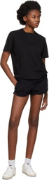 Golden Goose Black Diana Star Shorts