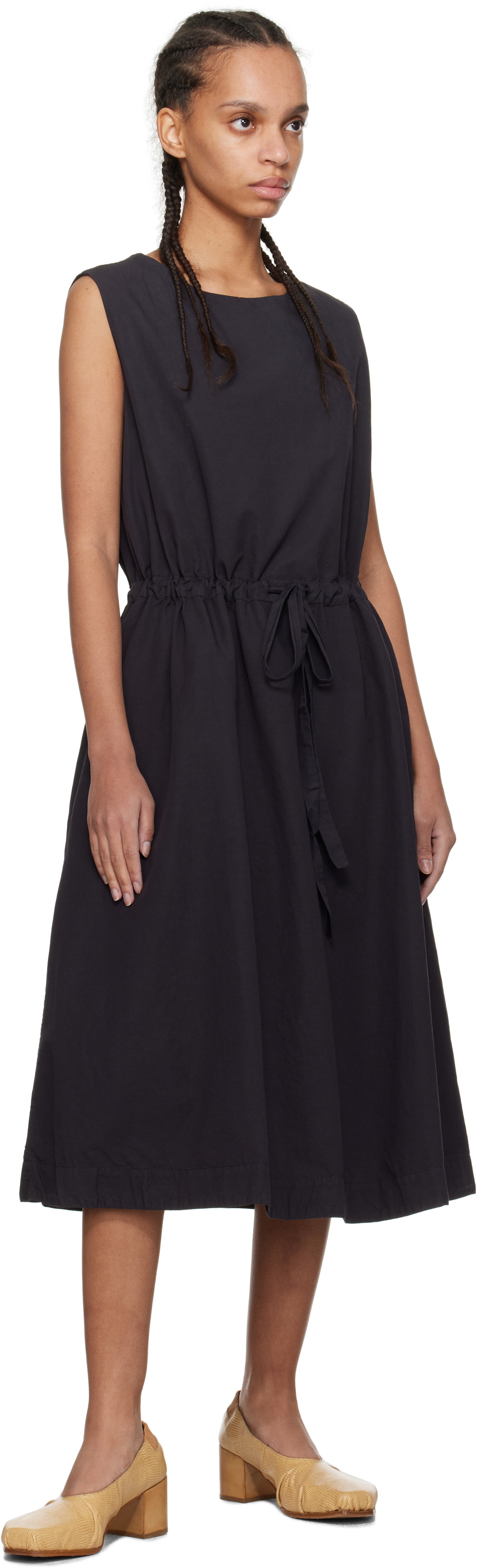 CASEY CASEY Navy BB Midi Dress