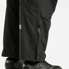 Poliquant Men's Changing Length Wide Zip Up Tucked Trousers in Black