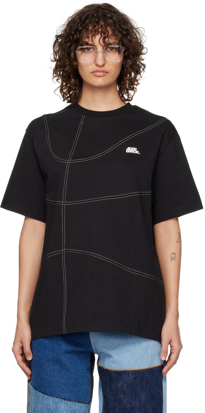 ADER error Black Bertic T-Shirt ADER error