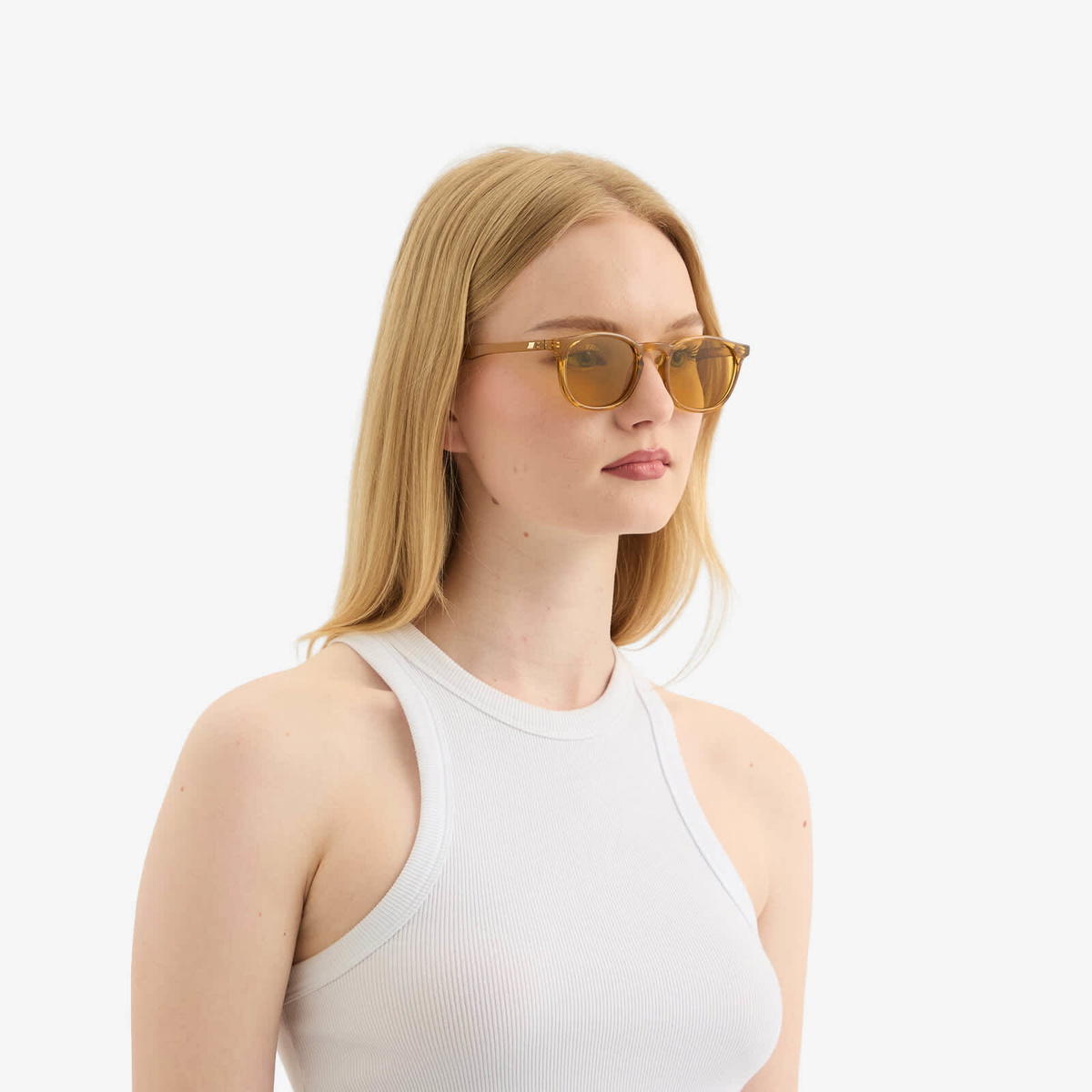 Le Specs Club Royale Sunglasses in Whiskey/Ochre Mono 