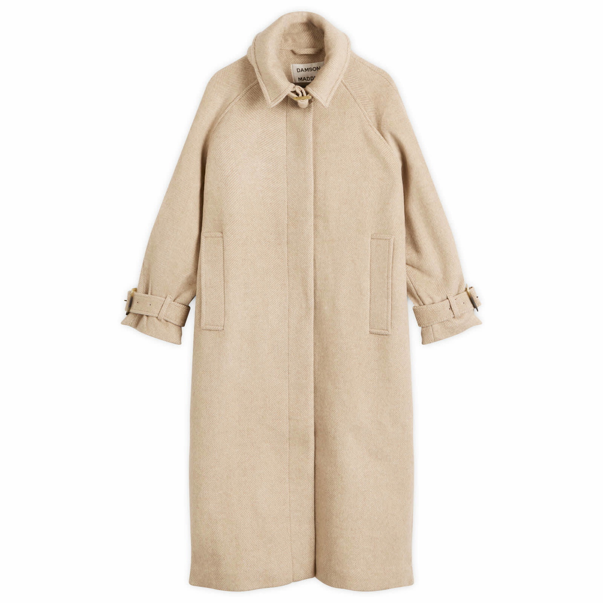 Damson Madder Women's Jude Wool Coat in Grey