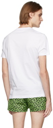 Versace White Gradient Logo T-Shirt