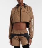 Balenciaga Cropped taffeta jacket