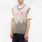 ICECREAM Men's Drippy Sweater Vest in Multi