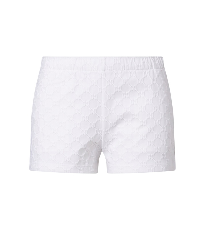 Photo: Gucci GG jersey jacquard shorts