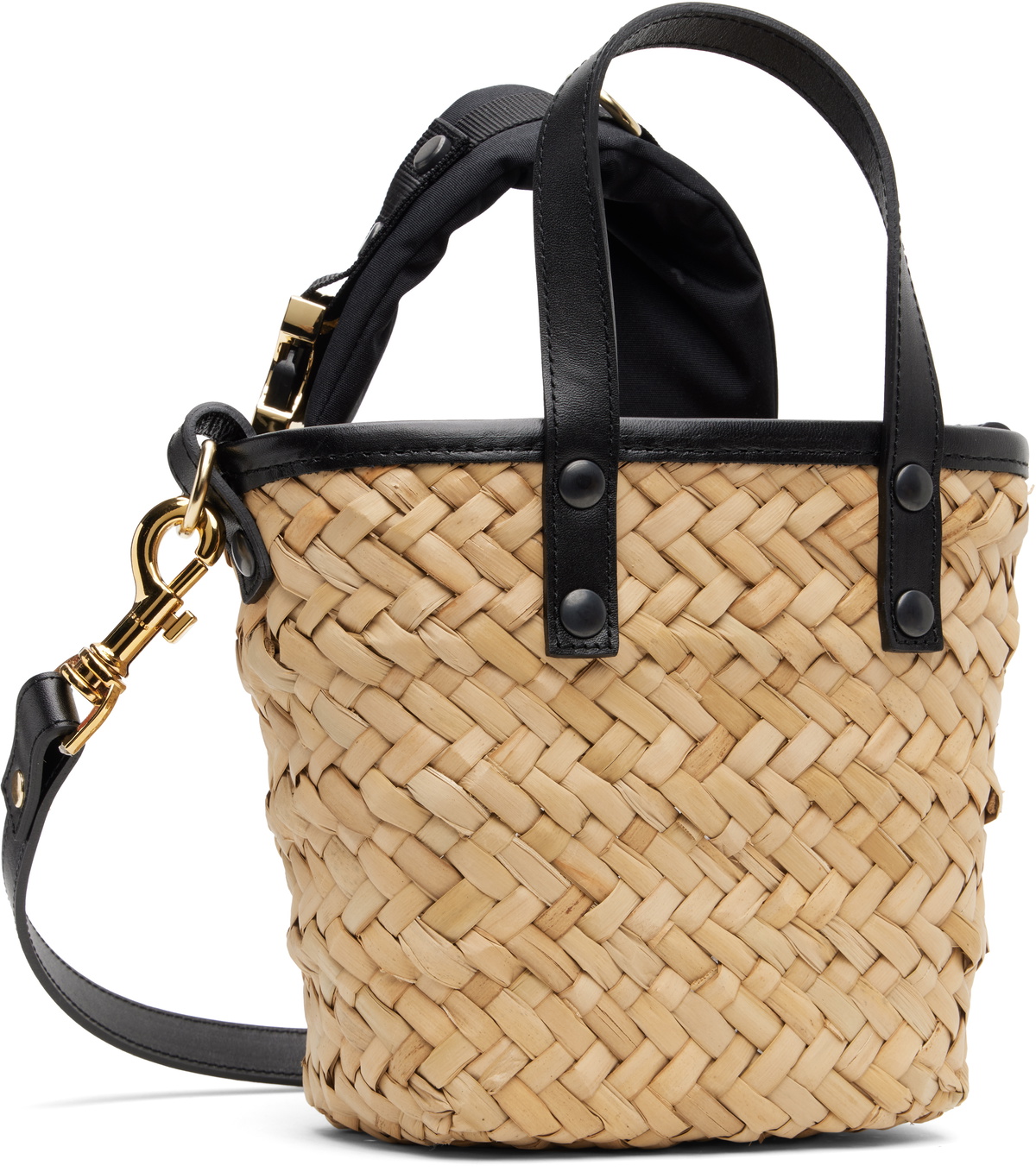 sacai Beige Hybrid Micro Marche Bag