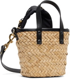 sacai Beige Hybrid Micro Marche Bag