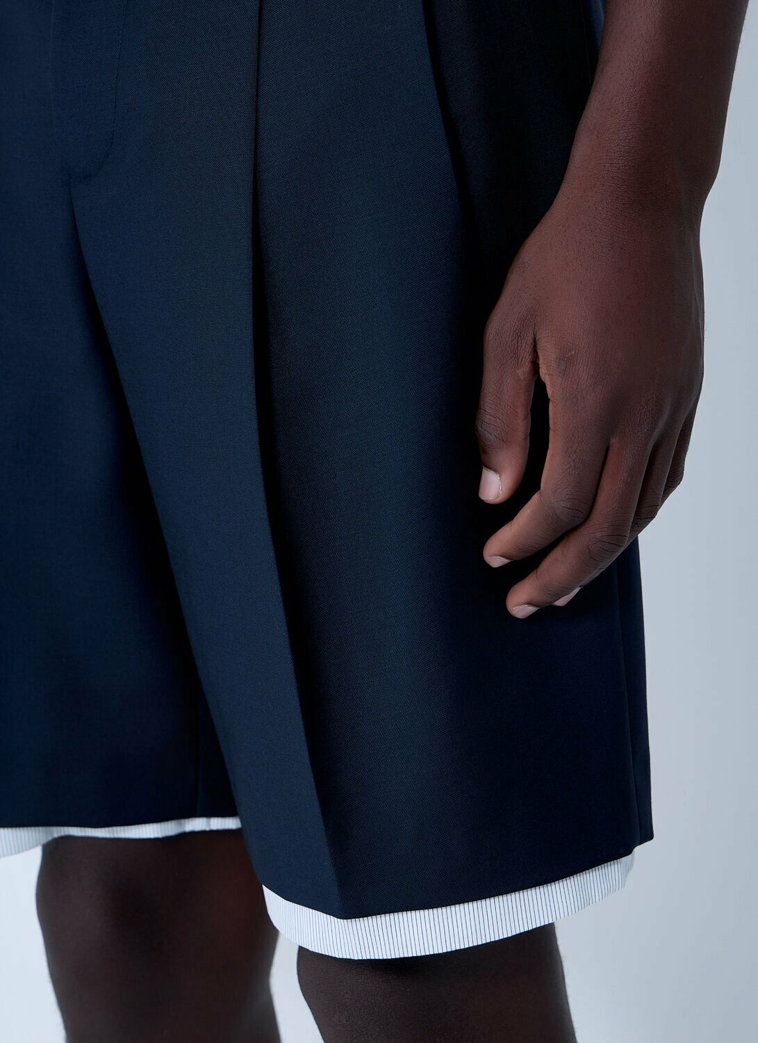Jil Sander Wool-And-Mohair Shorts