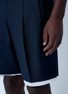 Jil Sander Wool-And-Mohair Shorts
