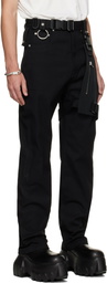 Rick Owens Black Tower Holster Cargo Pants