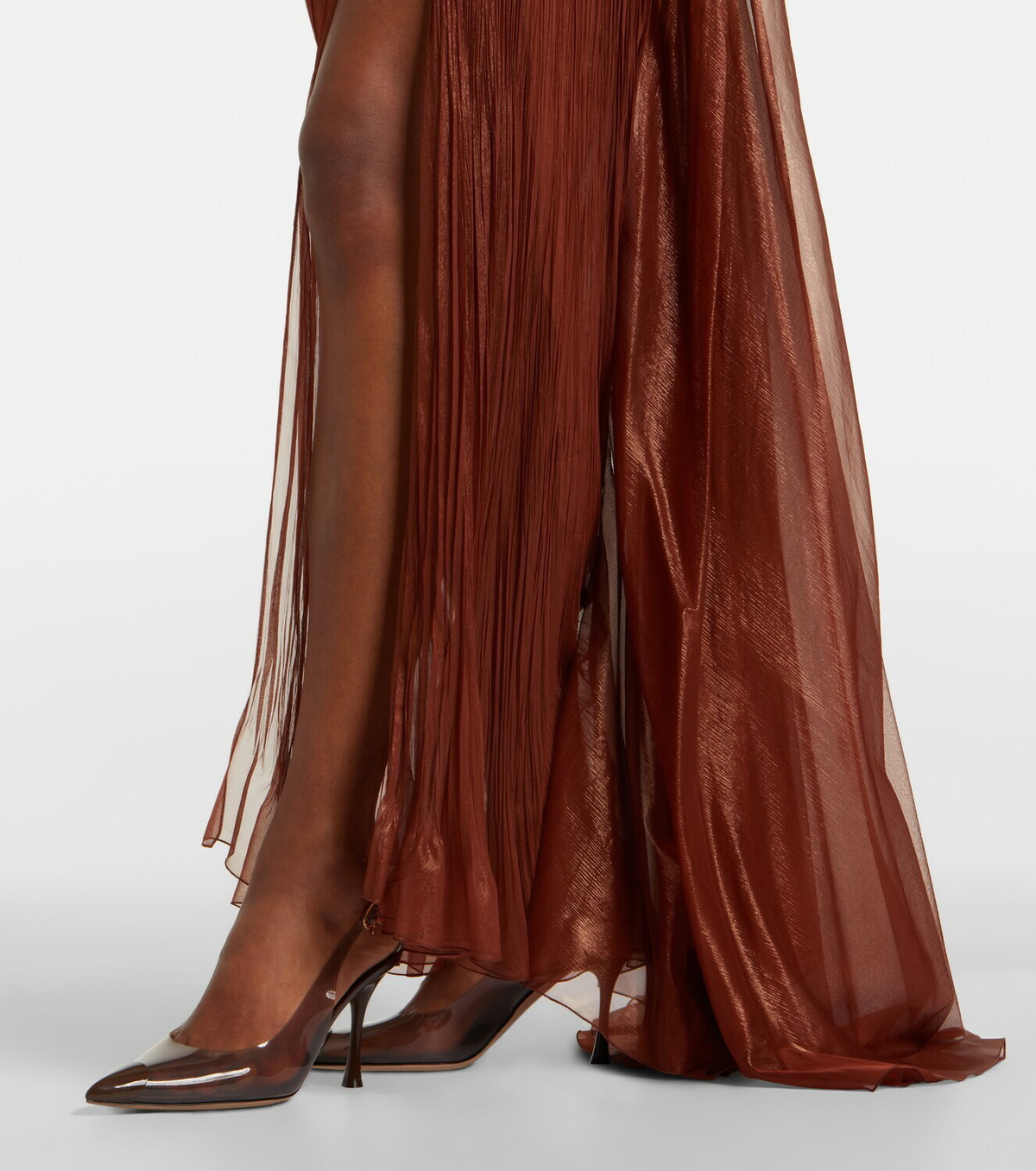 Maria Lucia Hohan Milagros halterneck silk muslin gown