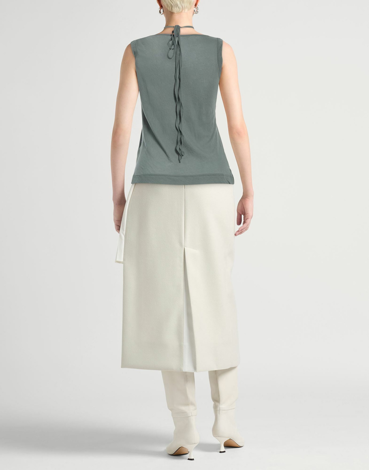 Yohji Yamamoto Womens Top in Grey
