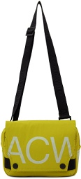 A-COLD-WALL* Yellow Stria Messenger Bag